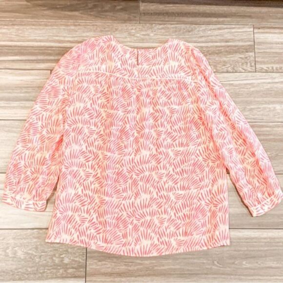 Madewell Silk Coral Blouse, Size Small - Picture 4 of 5